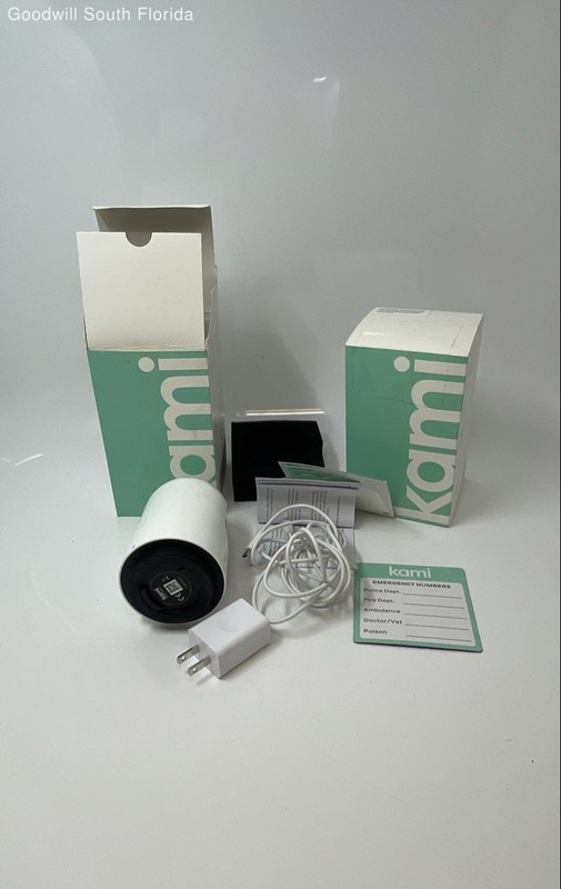Kami YYS.3218 Indoor Night Vision Wi-Fi Security Cameras 2 Units Not Tested gallery