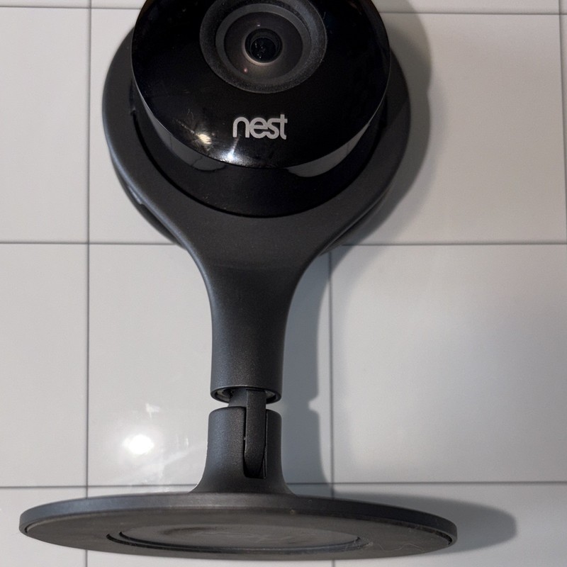 Nest Cam Indoor Wi-Fi IP Network Surveillance Camera 1080p Black w/ Stand gallery