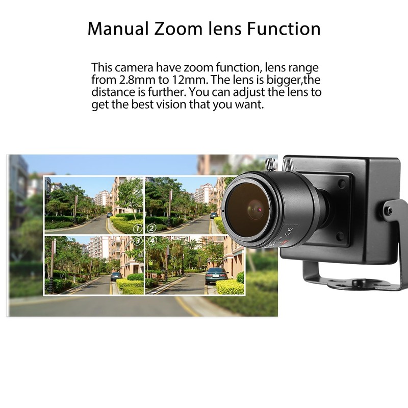 UltraHD 4K (8MP) POE IP Mini ,2.8-12mm Manual Zoom Lens Indoor P2P CCTV IP PO... gallery