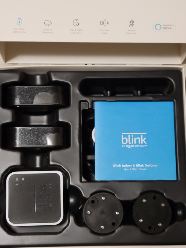 Blink Outdoor Security Camera System Battery Powered 2 Cameras WORKS WITH ALEXA gallery