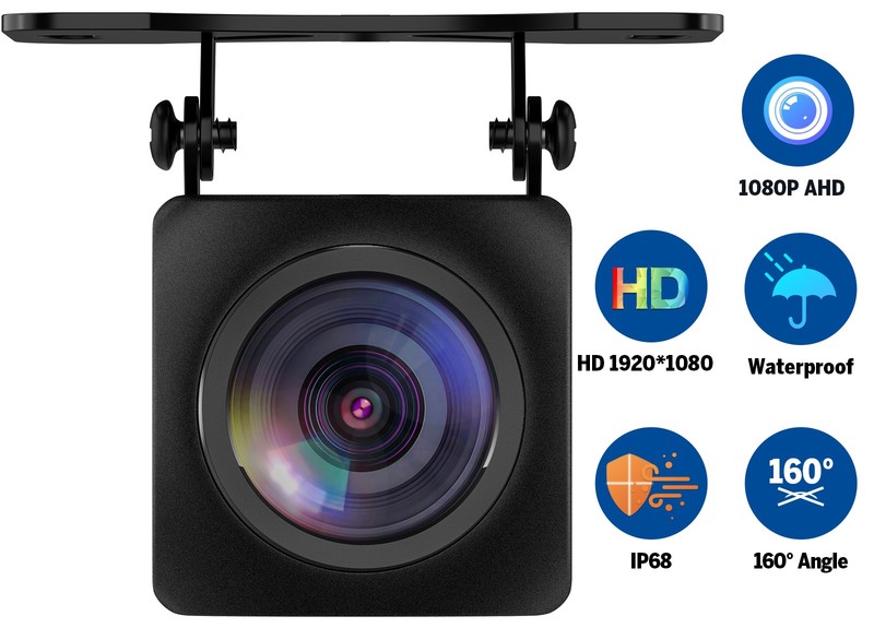 160° 1080P AHD Waterproof Parking Reverse Rear Camera High Definition Wide Angle