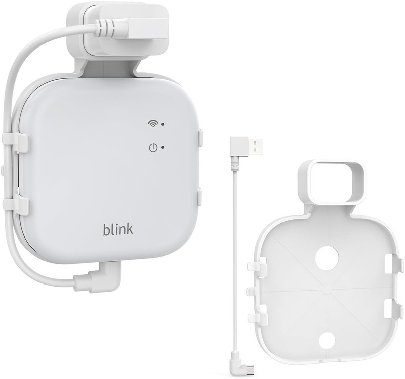 Wall Mount for Blink Sync Module XR Bridge Easy Installation No Screws White gallery