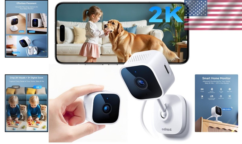 WiFi Security Camera with 2-Way Audio, Motion Detection, and Instant Alerts gallery