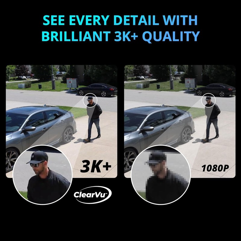 3K Dual Lens PTZ WiFi 6 Plug & Play Security Camera Human/Vehicle Dtction A gallery