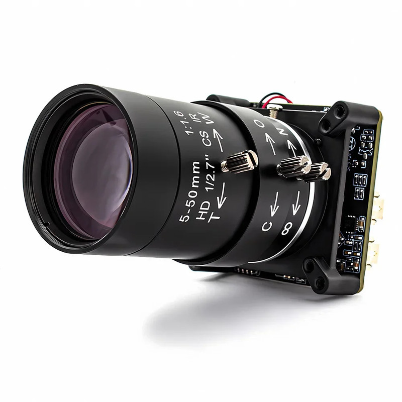 RTSP RTMP 5MP IP Camera Module 2592*1944 25FPS IMX335 CMOS With Varifocal CS Len gallery