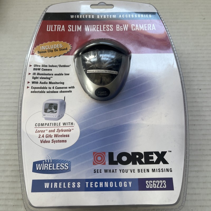 Lorex Baby Camera Ultra Slim Black & White SG6223 Add On Camera Wireless Kid New gallery