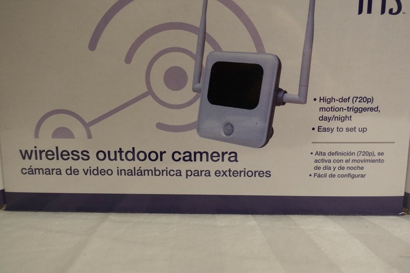 New Sealed Iris Wireless Outdoor Security Camera 720p Day Night Vision 474322 gallery