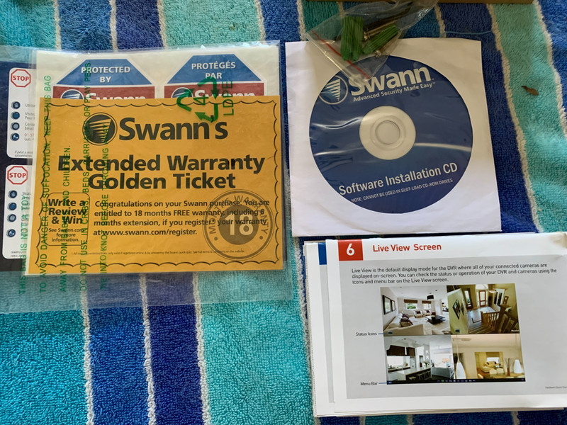 Swann Pro-530 Security Camera PRO Series Lot Of 2 with Cables/manuals/adapters. gallery