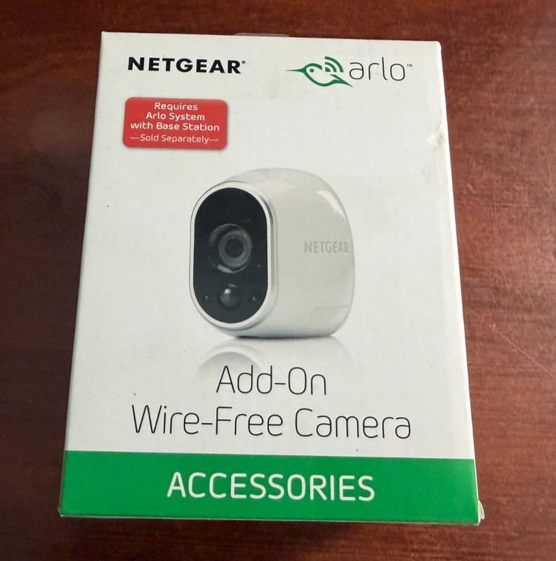 Netgear Arlo Add-On VMC3030 Wire-Free HD Security Camera New Sealed Box