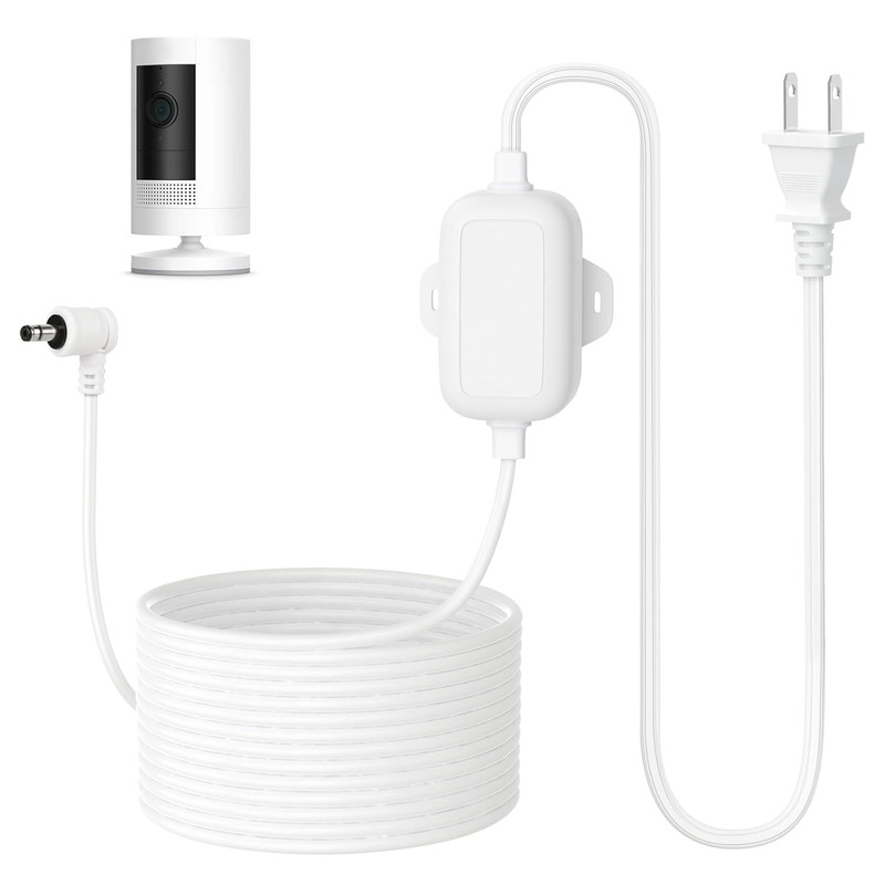 Outdoor Power Adapter for Stick up Cam Battery/Plug-In 3Rd Gen, 25 Ft Weather Re gallery