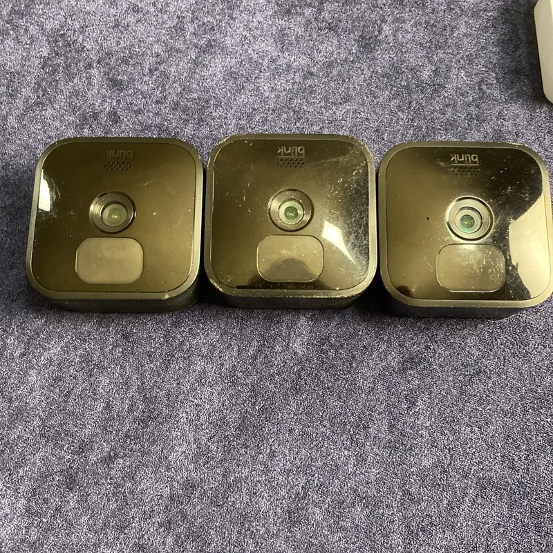 Blink Security Cameras. 2 New & 2 Used Indoor Cameras 3 Used Outdoor Cameras gallery