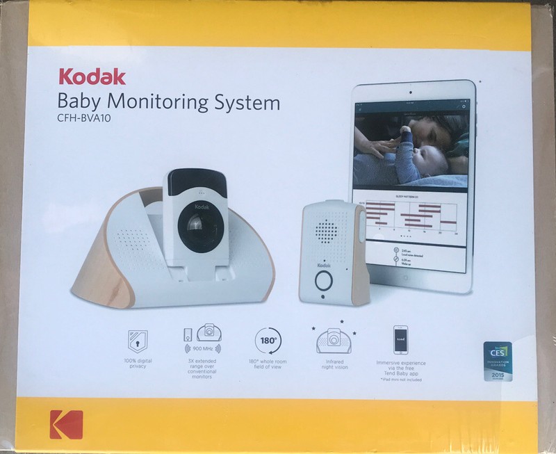 Kodak Baby Monitor CFH-BVA10 System with WiFi and 2-Way Audio