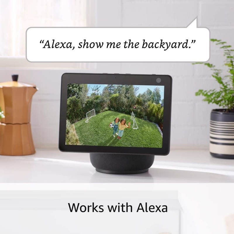 Ring Spotlight Cam Plus Outdoor/Indoor Wireless Battery Security Camera Black gallery