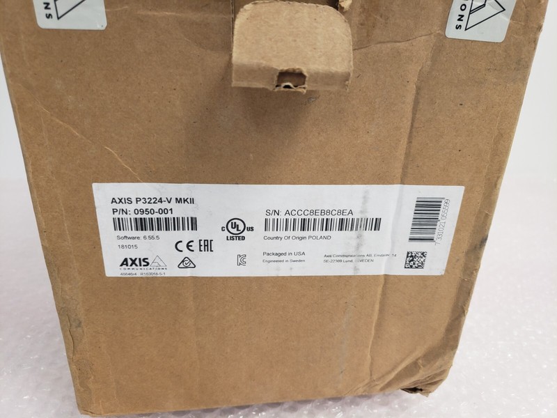 AXIS P3224-V- MKII NETWORK CAMERA 0950-001-04 47-3