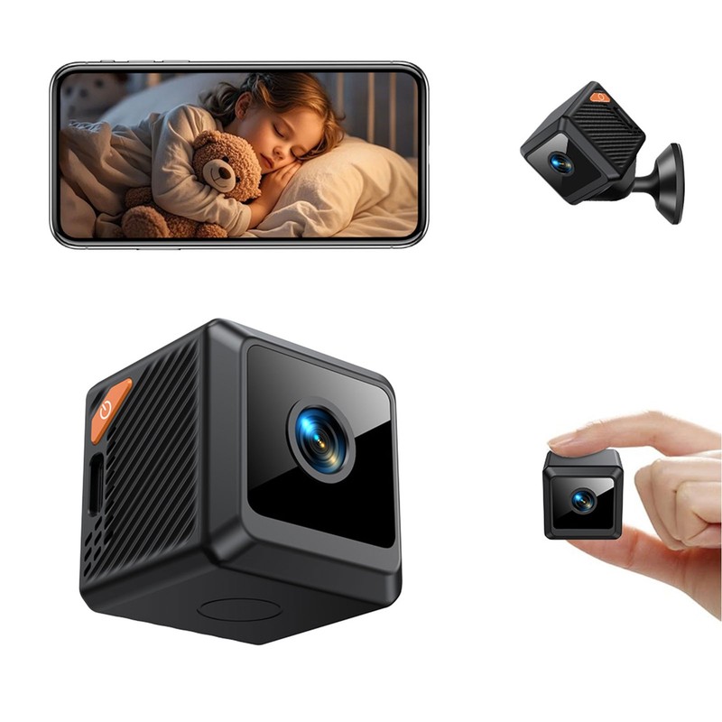 Tiny Wireless Security Camera 1080P Video Motion Detection Monitoring For H BBFQ gallery