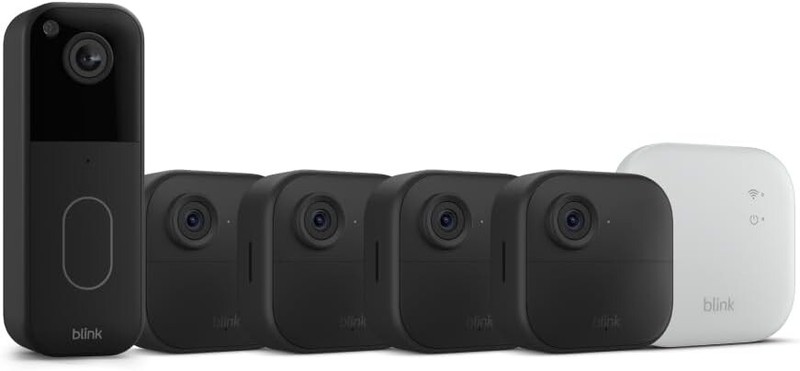 Blink Outdoor 4 Wireless Smart Security System with Doorbell and Sync Module XR
