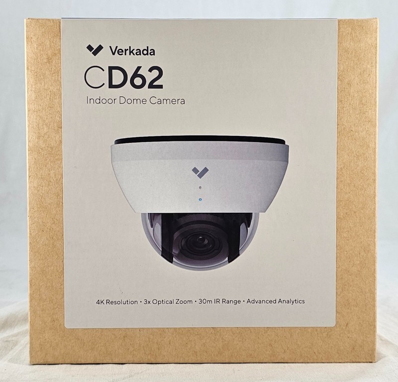 Verkada CD62 4K UHD Indoor Network Dome Camera with Night Vision – CD62-60-HW