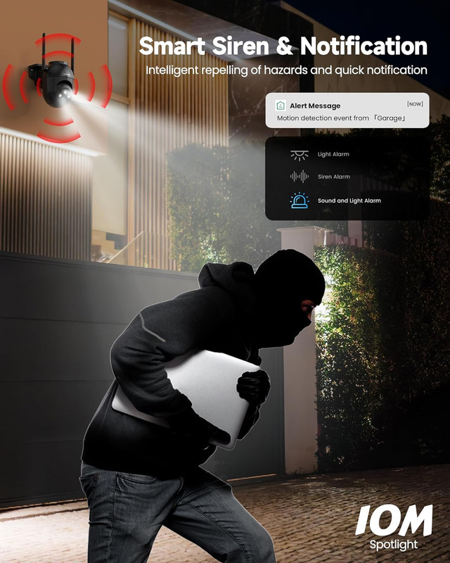 3MP Security Camera Outdoor Wired: Camera for Home Security Outdoor 2.4G/5G Wifi gallery