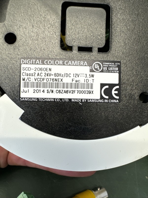 Samsung High Resolution Varifocal Dome Camera - SCD-2060EN gallery