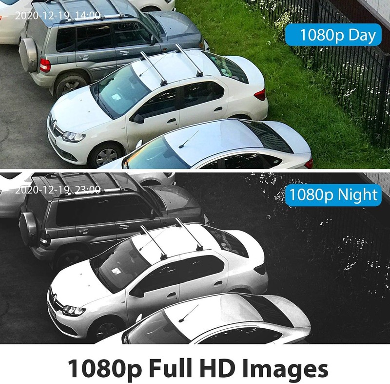 NGTeco 4CH 1080P FHD 1TB HDD NVR DVR Wireless Outdoor Security Camera System Kit gallery