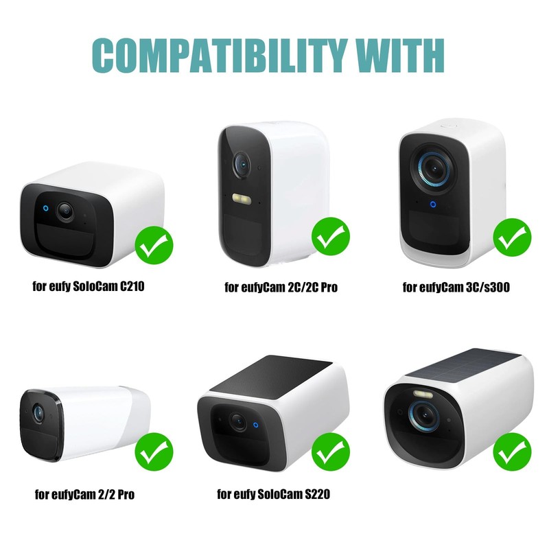 Camera Mount 7.8 in 3-Pack Compatible with eufyCam 2C/2C Pro, 3C/S300 gallery
