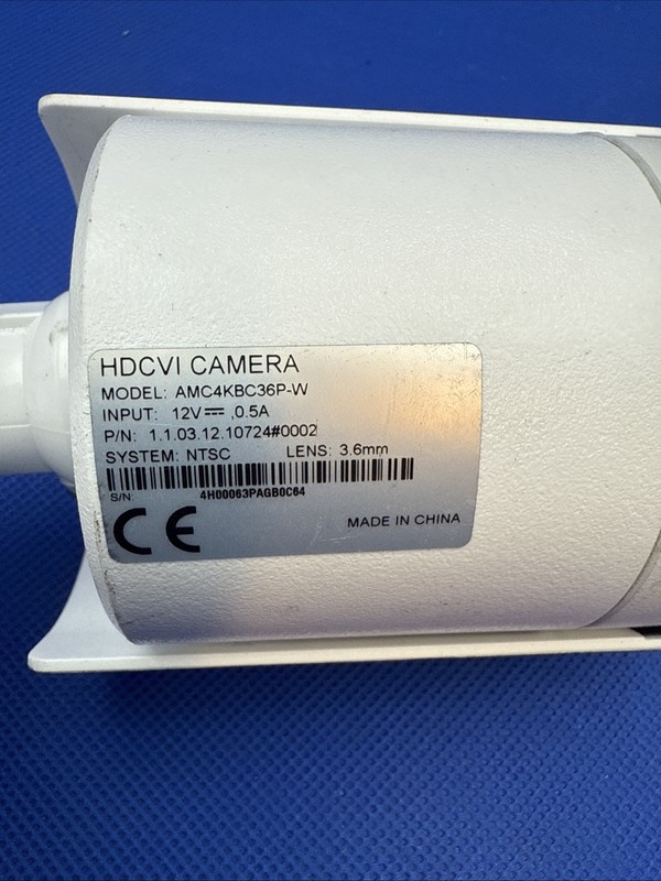 Amcrest AMC4KBC36P-W 4K HDCVI CCTV Bullet Camera NTSC, 3.6mm Lens Parts Only gallery