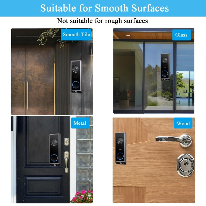 5Pack Double Sided Mounting Tape Compatible with eufy Security Video Doorbell... gallery