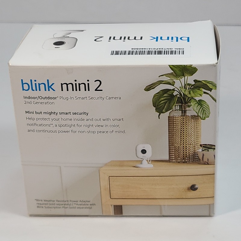 Blink Mini 2 1080p Security Camera with Built-in Mic - White gallery