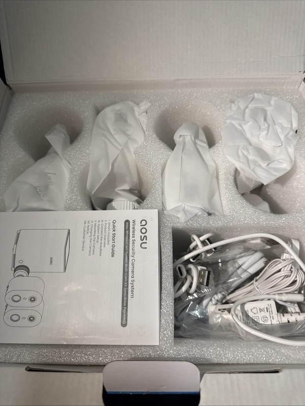 Aosu Security Cameras Outdoor Wireless, 4-Cam-Kit, Battery Powered,No Subscript gallery