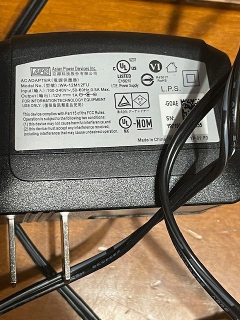 ADT RC8326 Indoor Wi-Fi Security Camera – Powers On, Untested gallery