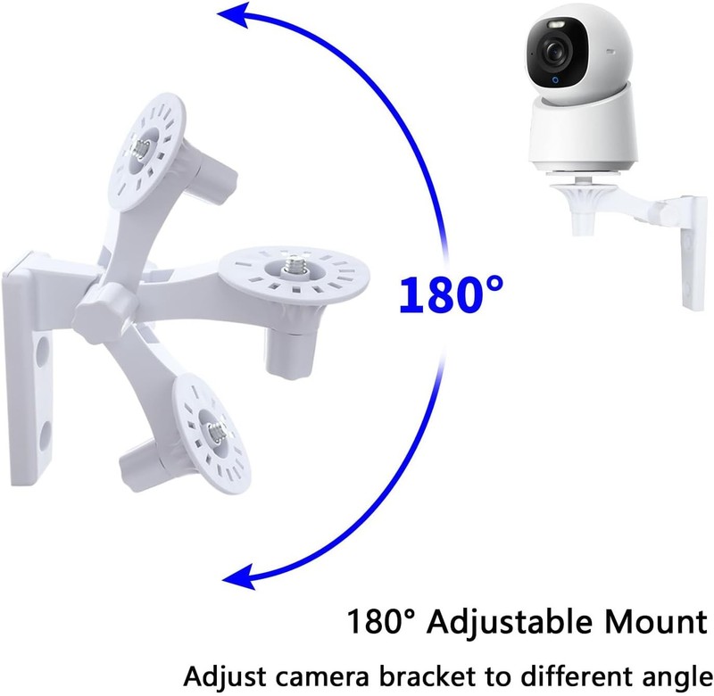 Camera Wall Mount Compatible with Eufy Indoor Cam E30/Eufy C220/C210, Baby Mo... gallery