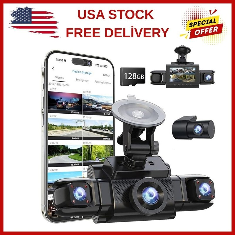 Mejor Camara De Seguridad 1080P Para Carros De 360° Cámara De 4 Canales