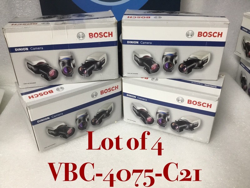 Lot 4 Bosch VBC-4075-C21 Security Color Cameras 720TVL Ultra High Resolution NEW