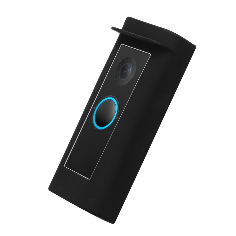 Case Compatible with Ring Video Doorbell Pro – Protective Silicone Cover Black