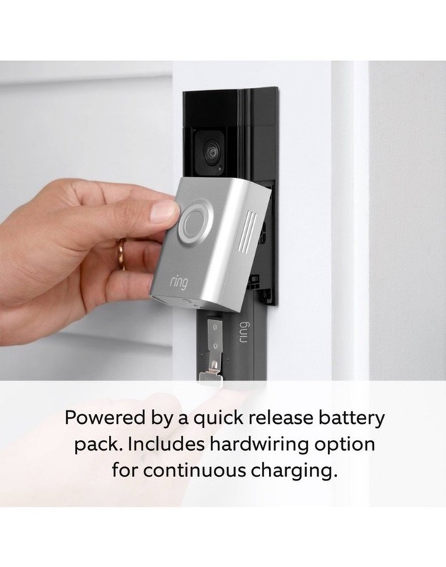 Ring Battery Doorbell Plus 5F77E9 1080p HD Video Excellent gallery