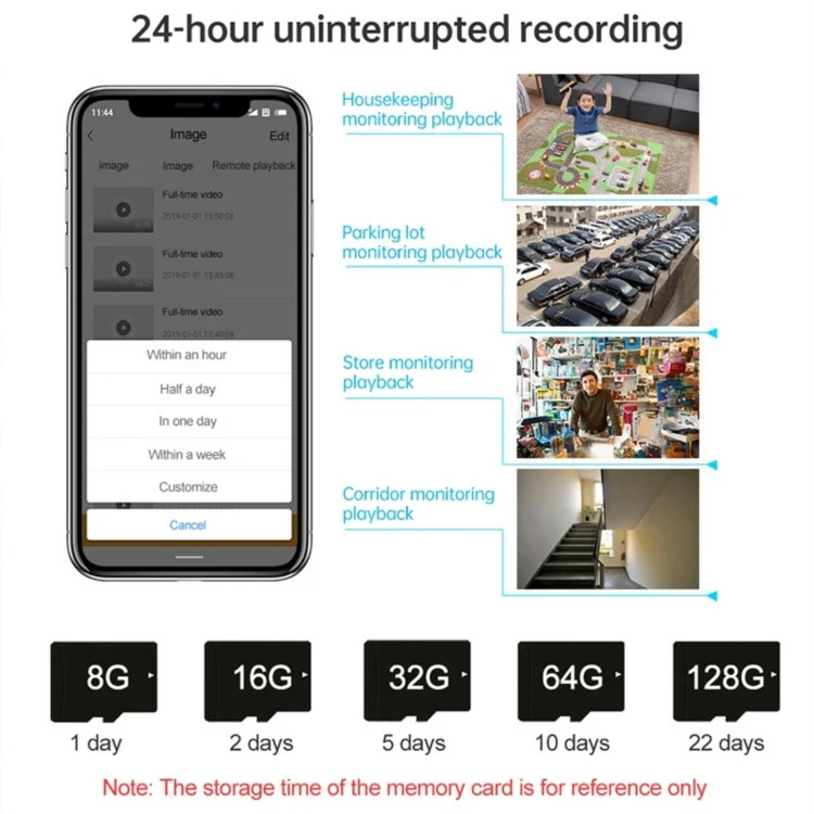 L7 WiFi 1080P HD Night Vision Camera Outdoor Sports Conference Video Recording C gallery
