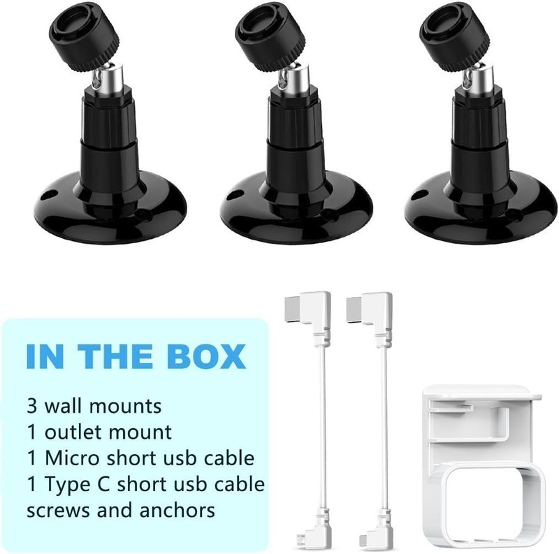 Adjustable Mounts for Blink Cameras - 3 Pack with Space-Saving Design gallery