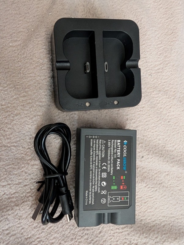 Cool Show for Ring Charging Station with Quick Release Ring Battery Pack