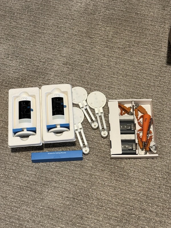 Ring Stick Up Indoor Camera Set Of 2 New In Box Excellent Condition gallery