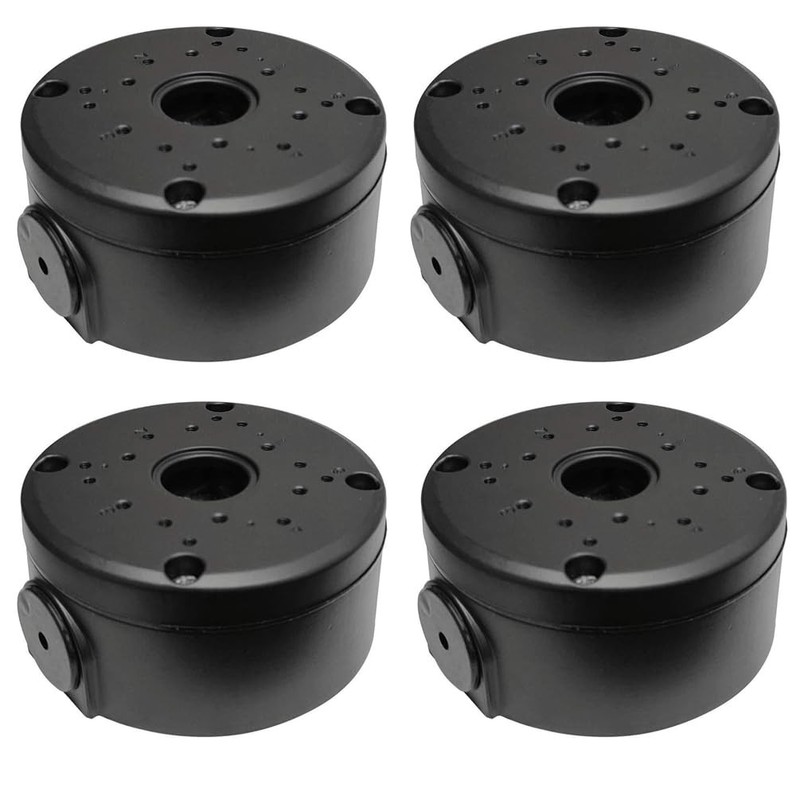 Universal Security Camera Junction Box Mount Bracket for Dome Bullet Cameras 4Pk