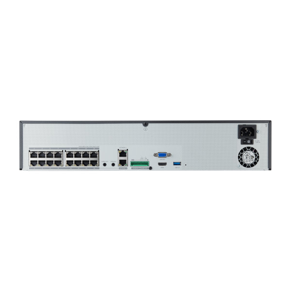Hanwha XRN-1620SB1 - 16CH 4K 140Mbps H.265 PoE+ NVR gallery