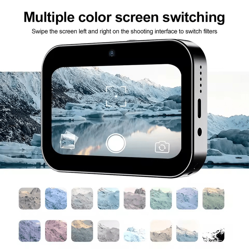 4K Digital Camera Night Vision Triple Lens 3Inch HD 64MP Touch Screen gallery
