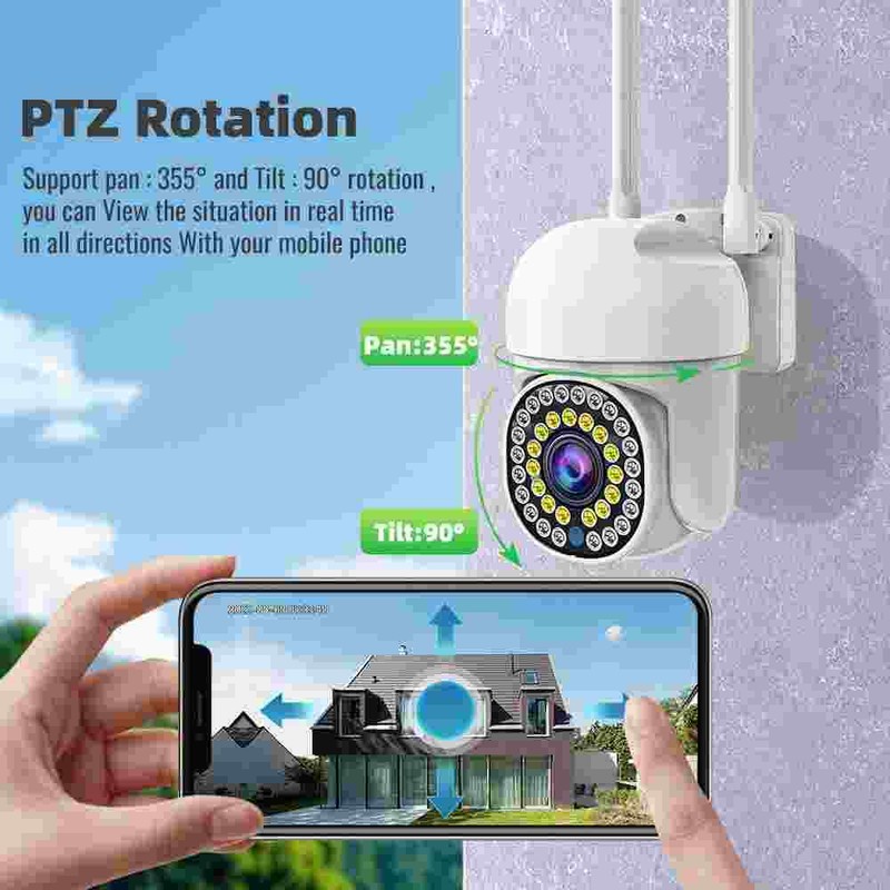 1080P HD 5G WIFI Camera Wireless Outdoor IP PTZ Smart Home CCTV Security IR Cam gallery