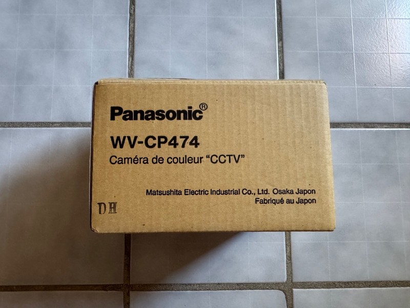 Panasonic WV-CP474 Color CCTV Camera 791871503584 With Original Box and Manual