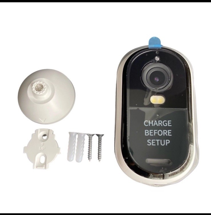 Arlo Essential XL 3 Camera Outdoor Wireless 2K Security System 2nd Gen White gallery