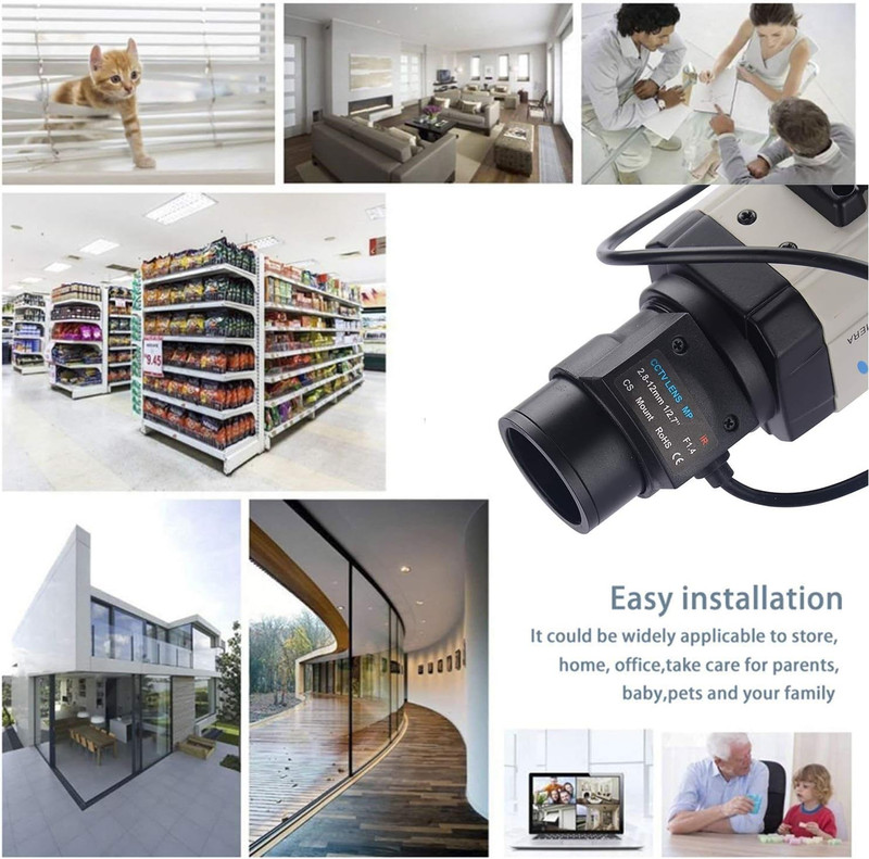 HD 960H Mini CCTV Camera with Varifocal Lens - Indoor/Outdoor Security gallery