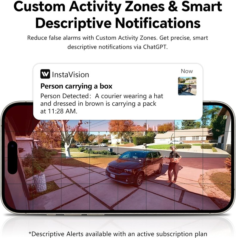 3MP 2K Window Camera, Indoor Camera for Home Security with Full-Color Night V... gallery