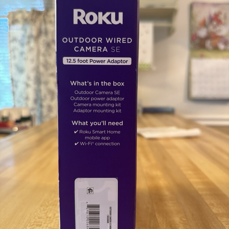 ROKU OUTDOOR WIRED CAMERA SE 12.5FT SECURITY CAMERA CW2000R NEW IN BOX FREE SHIP gallery