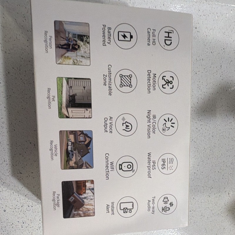 CG6X Wireless Wi-Fi Battery Security Camera 2-Pack Full HD IR/Color IP65 gallery