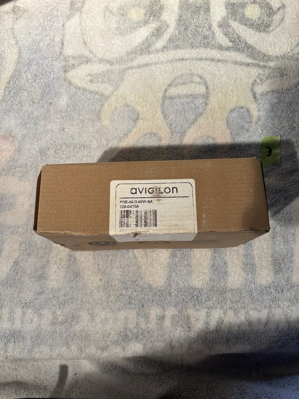 AVIGILON POE-INJ2-60W-NA – 220-0470A POE INJECTOR – MULTISENSOR SECURITY CAMERA